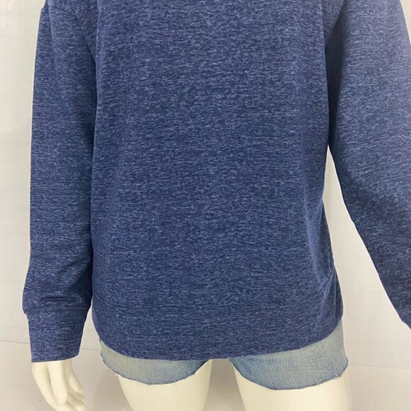 32 Degrees Heat Women's Fleece Sweater Top Sz L Heathered Blue Long Sleeve NWOT - Picture 4 of 10